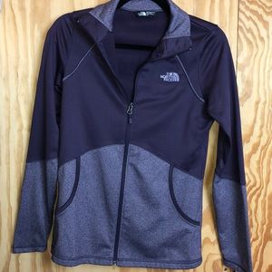 North face full zip light jacket